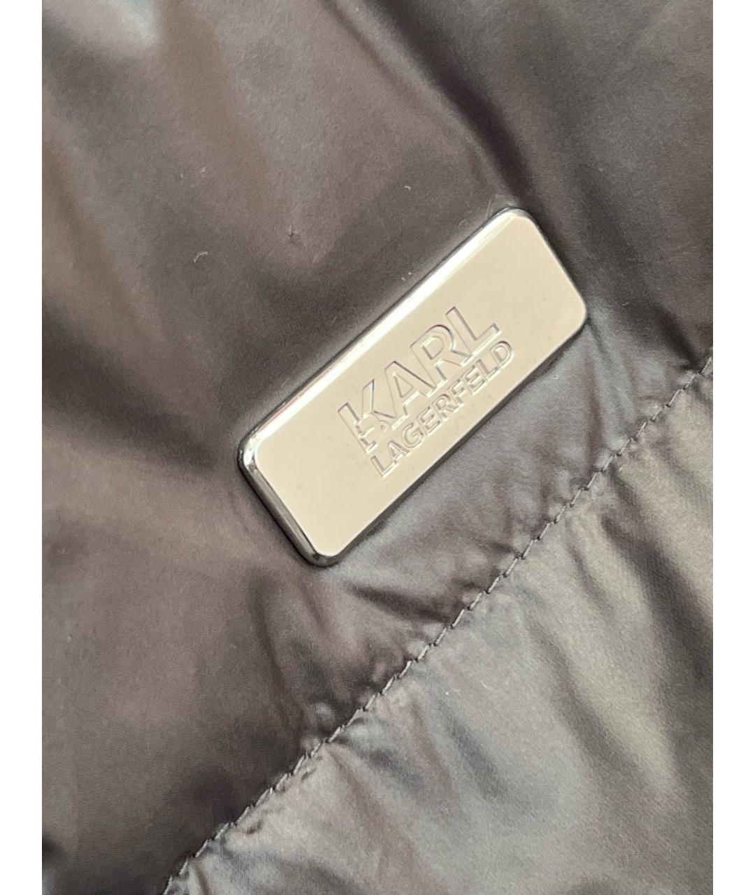 KARL LAGERFELD Черный жилет, фото 5