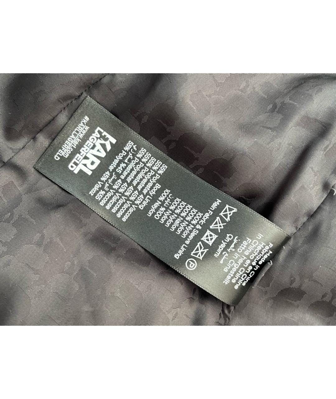 KARL LAGERFELD Черный жилет, фото 6