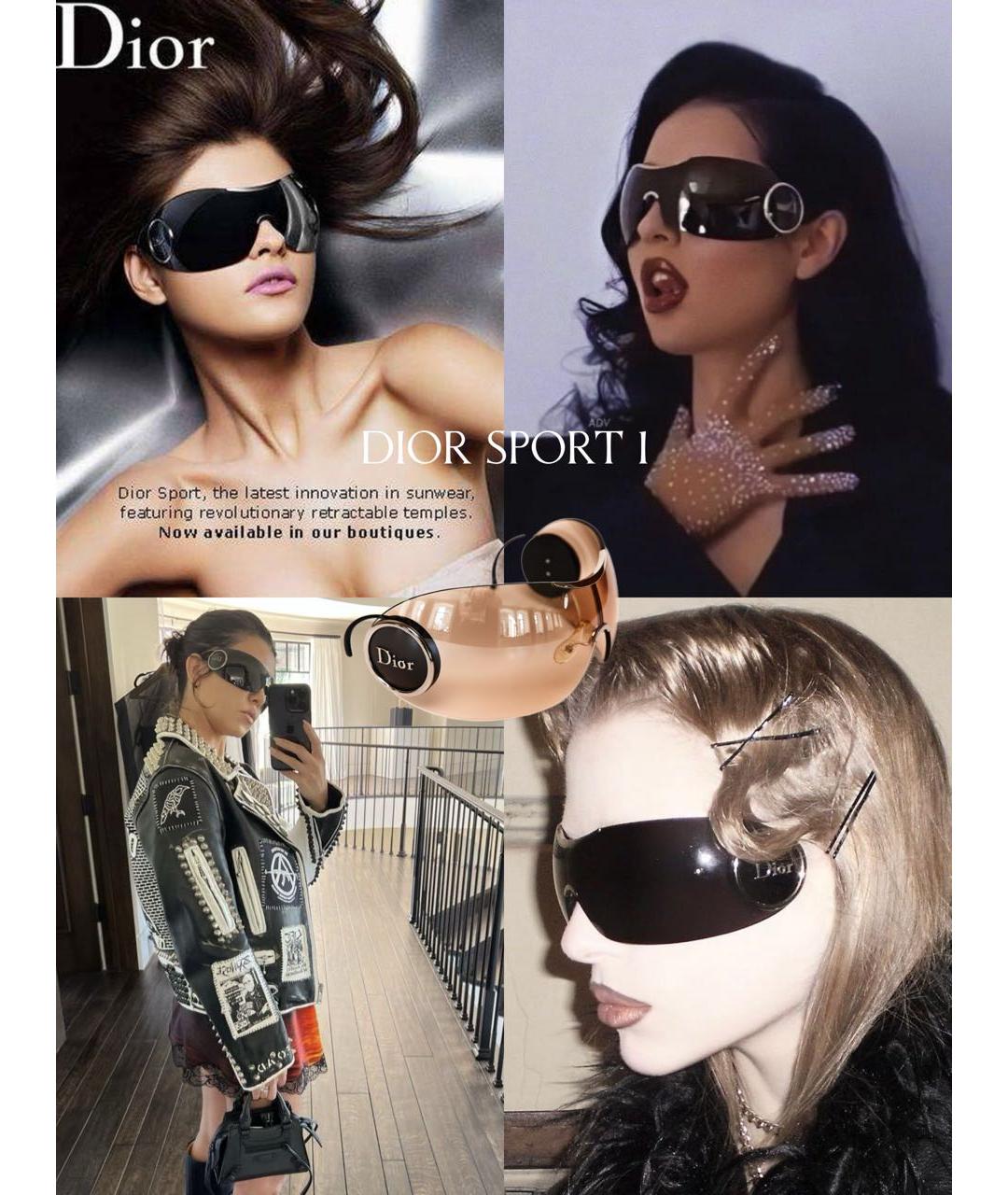 CHRISTIAN DIOR Коричневые солнцезащитные очки, фото 6