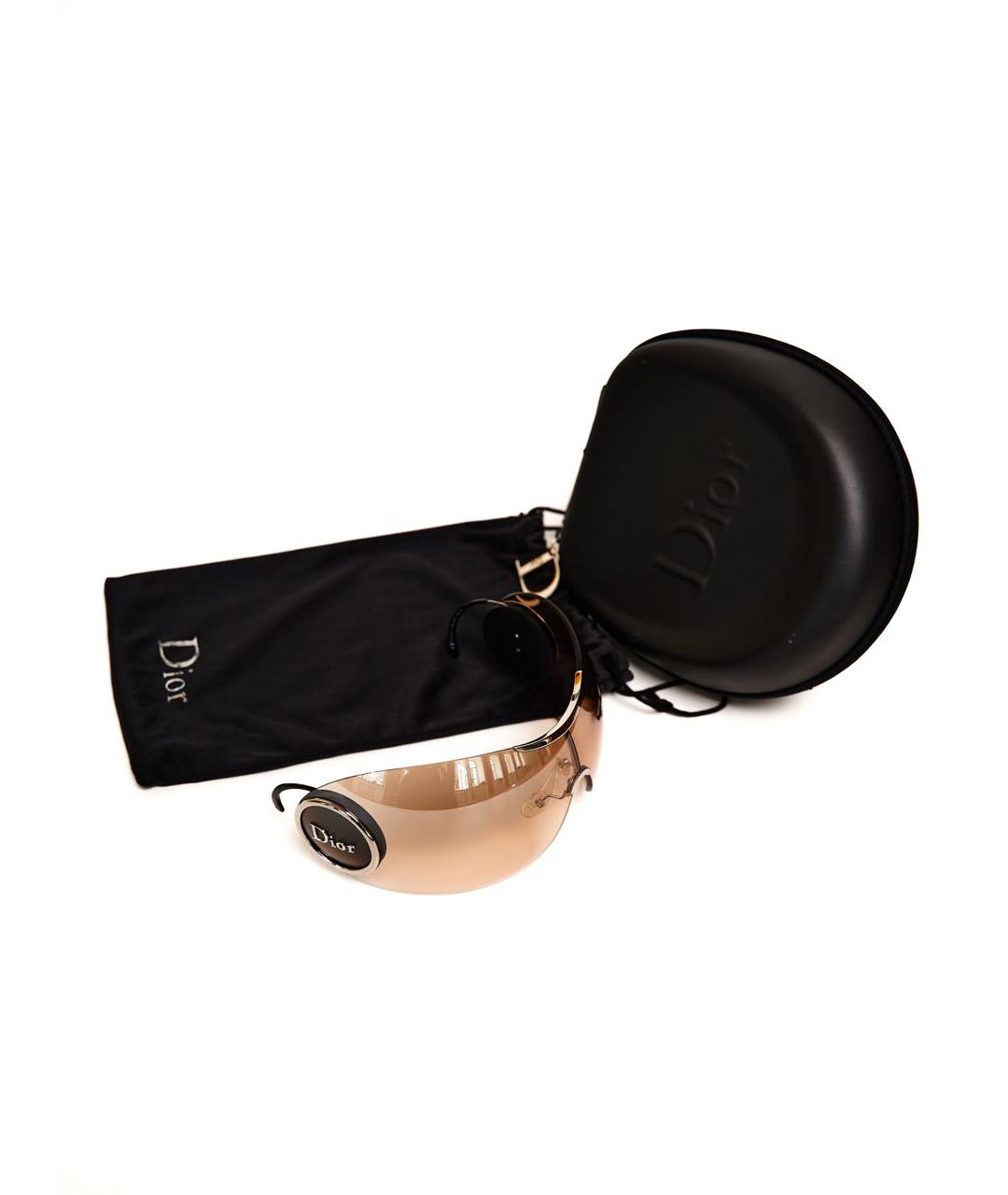 CHRISTIAN DIOR Коричневые солнцезащитные очки, фото 4