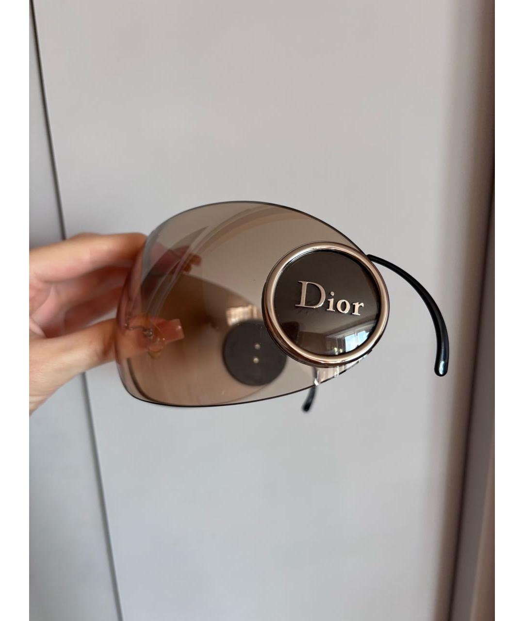 CHRISTIAN DIOR Коричневые солнцезащитные очки, фото 8