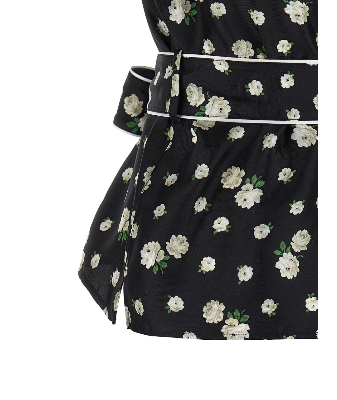 DOLCE&GABBANA Черная шелковая рубашка, фото 4