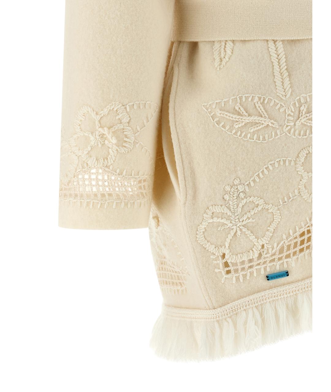 ALANUI Белый шерстяной кардиган, фото 4