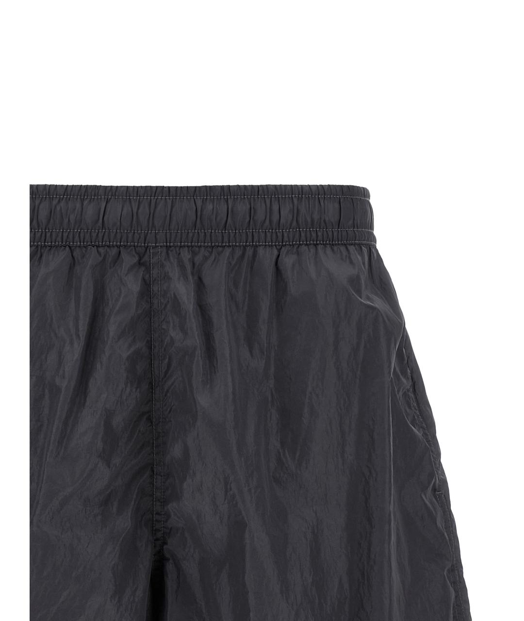 STONE ISLAND Серые полиамидовые шорты, фото 3