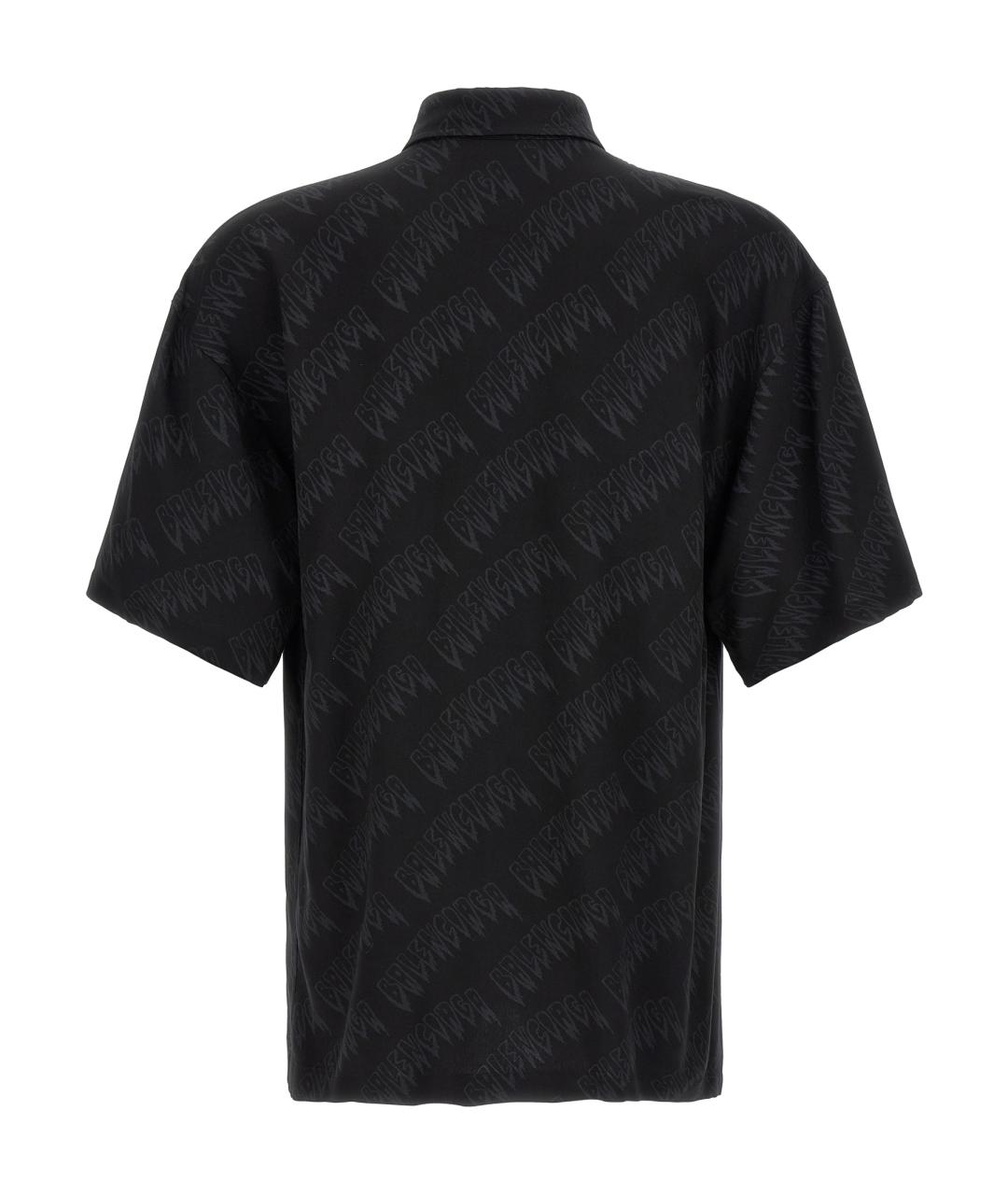 BALENCIAGA Черная кэжуал рубашка, фото 2