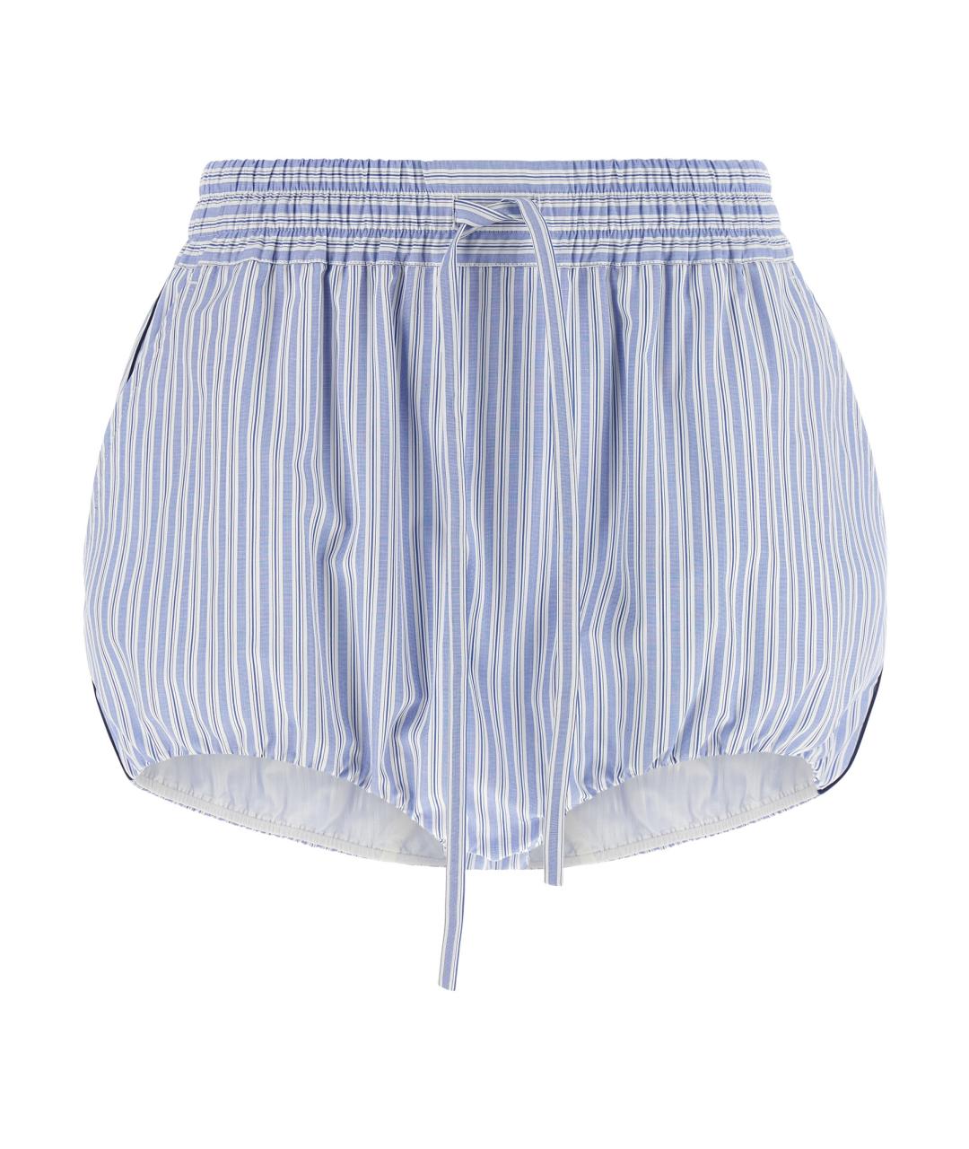 DOLCE&GABBANA Голубые хлопковые шорты, фото 1