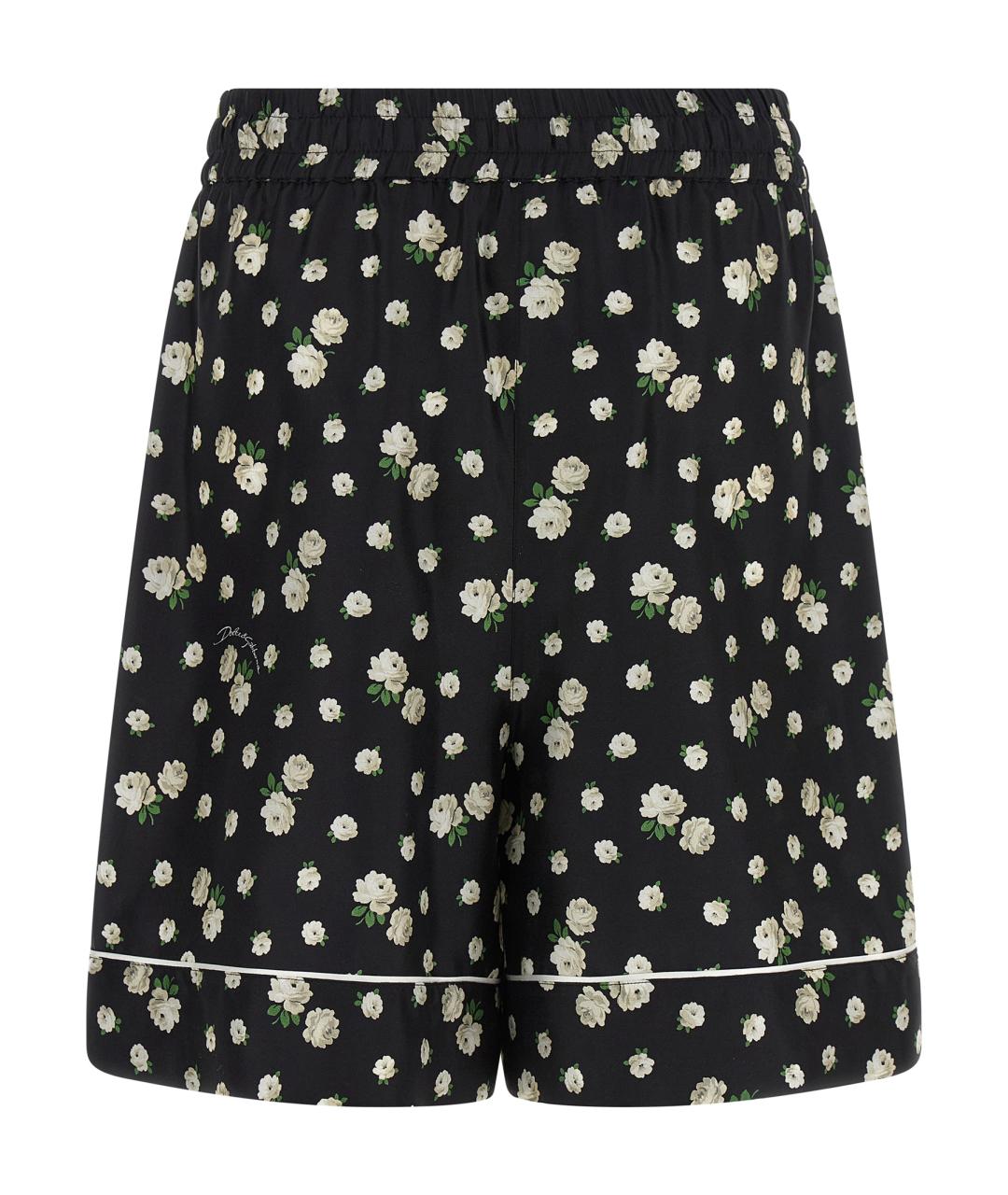 DOLCE&GABBANA Мульти шелковые шорты, фото 2
