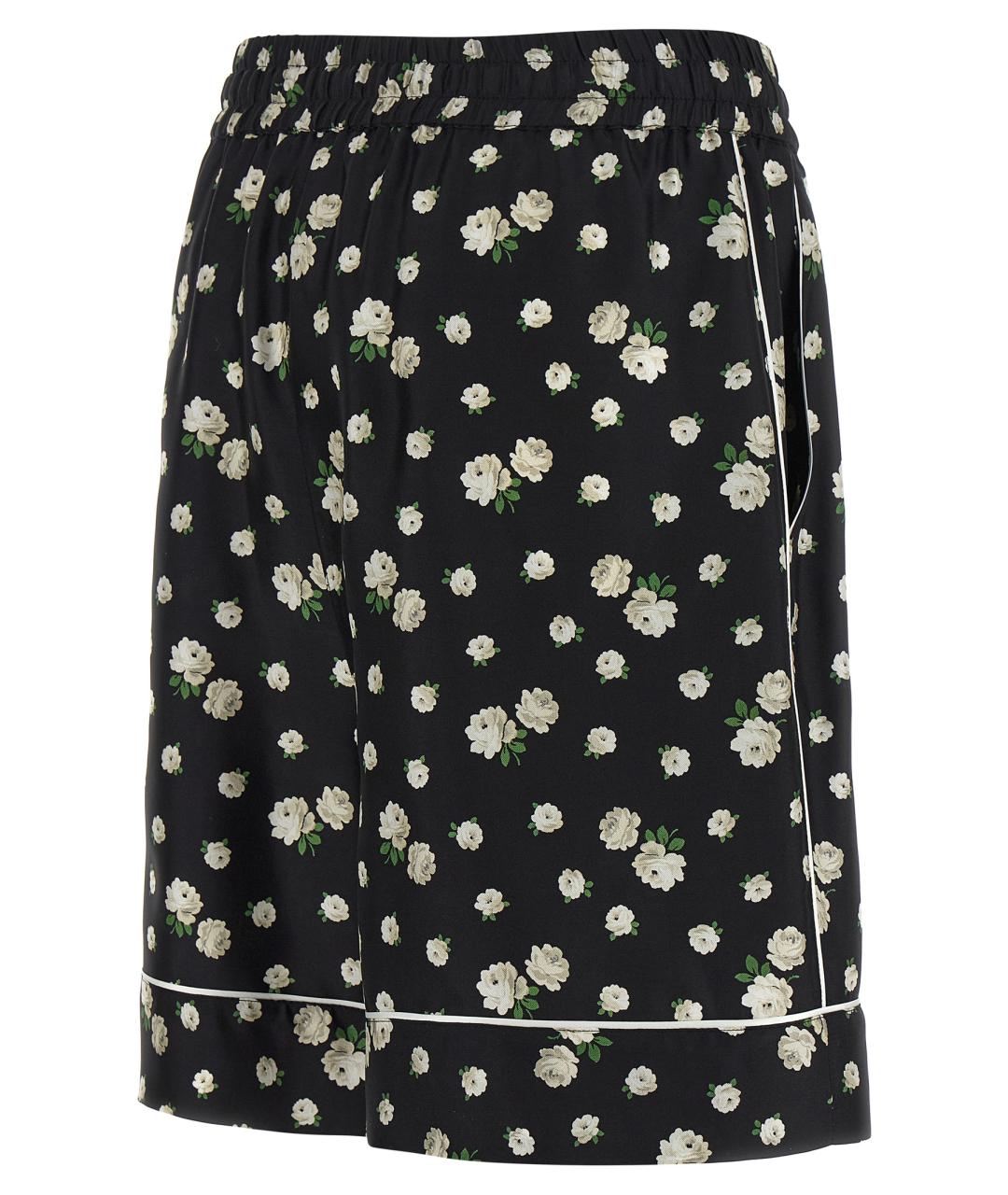 DOLCE&GABBANA Мульти шелковые шорты, фото 3