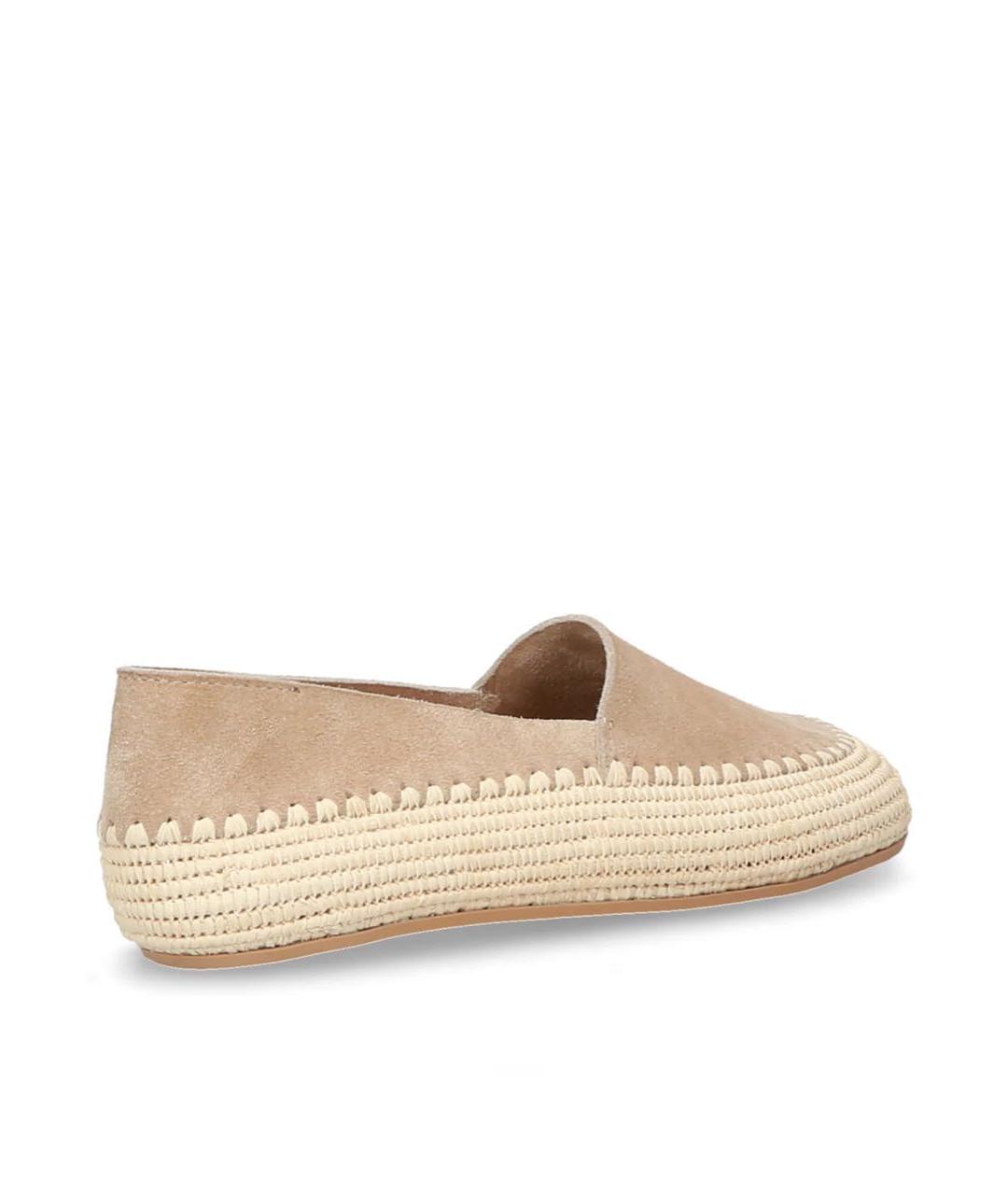 ELENA IACHI Бежевые замшевые эспадрильи, фото 3
