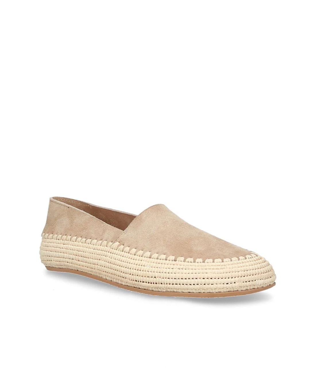 ELENA IACHI Бежевые замшевые эспадрильи, фото 2