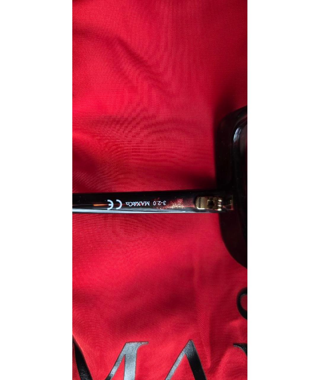 MAX&CO Коричневые пластиковые солнцезащитные очки, фото 5