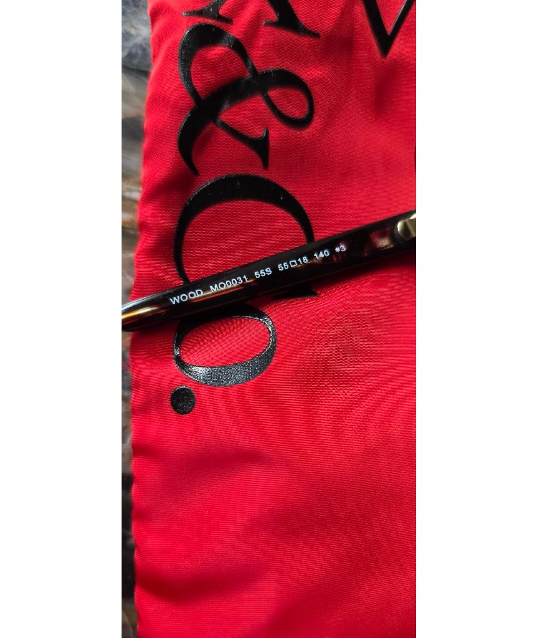 MAX&CO Коричневые пластиковые солнцезащитные очки, фото 6