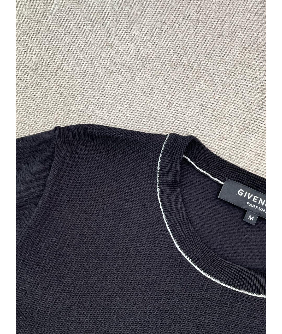 GIVENCHY Черная вискозная футболка, фото 3