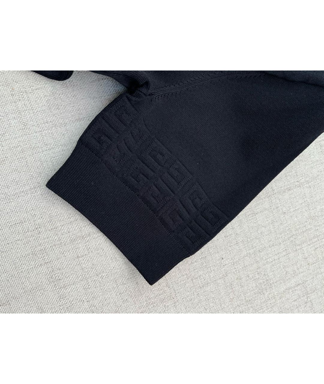 GIVENCHY Черная вискозная футболка, фото 4