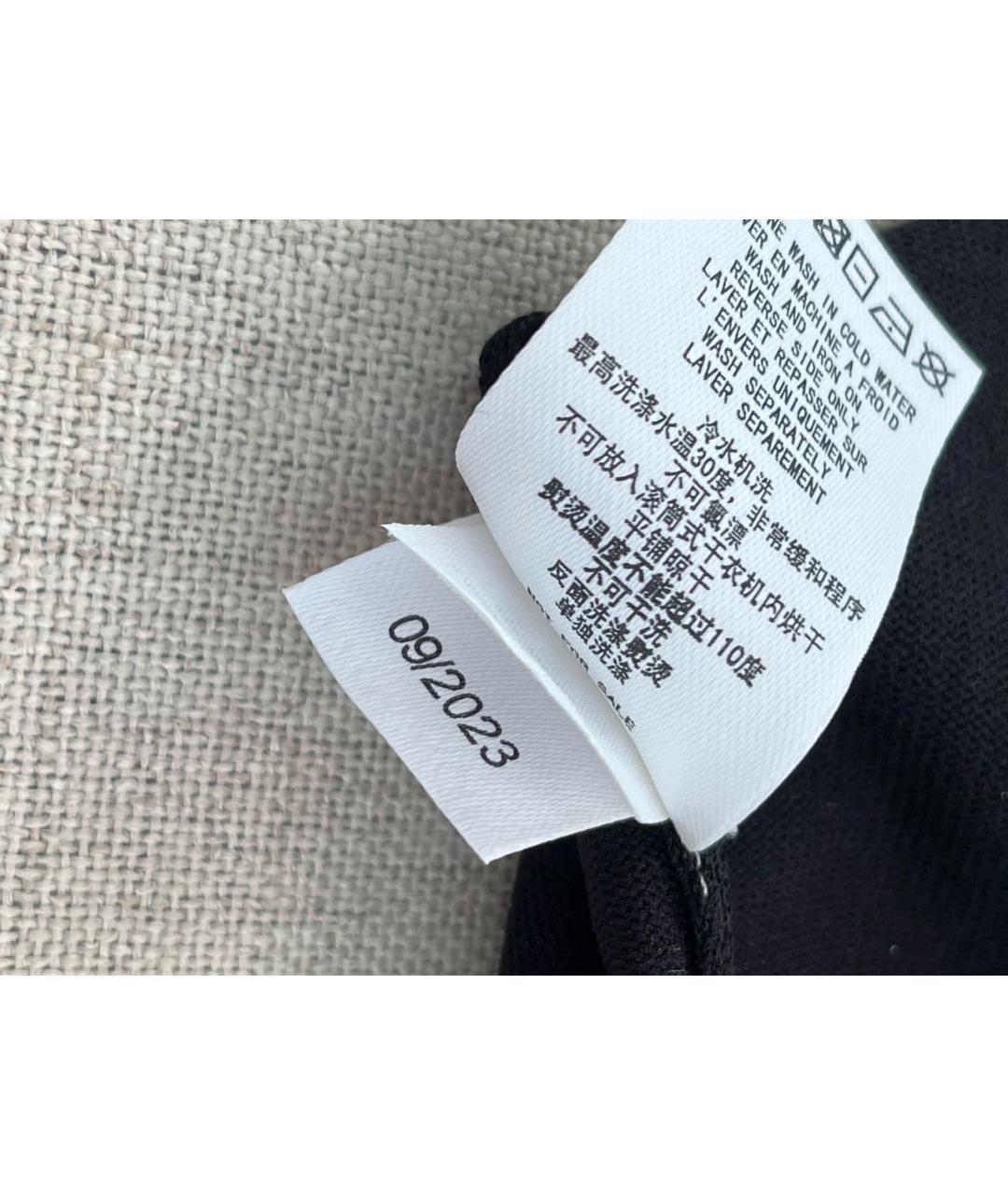 GIVENCHY Черная вискозная футболка, фото 7