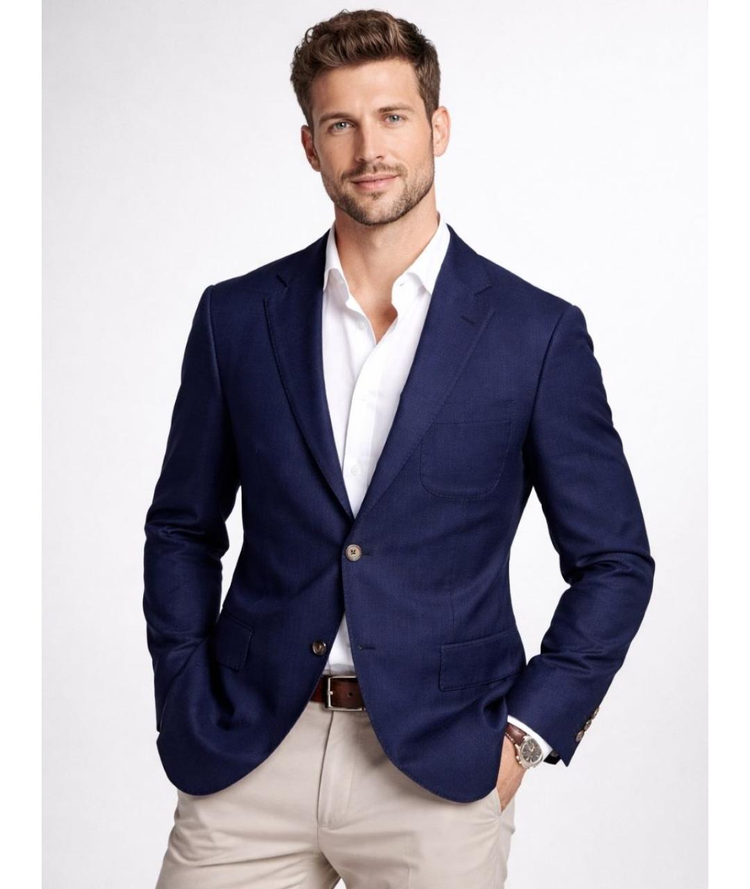 BRIONI Синий пиджак, фото 8