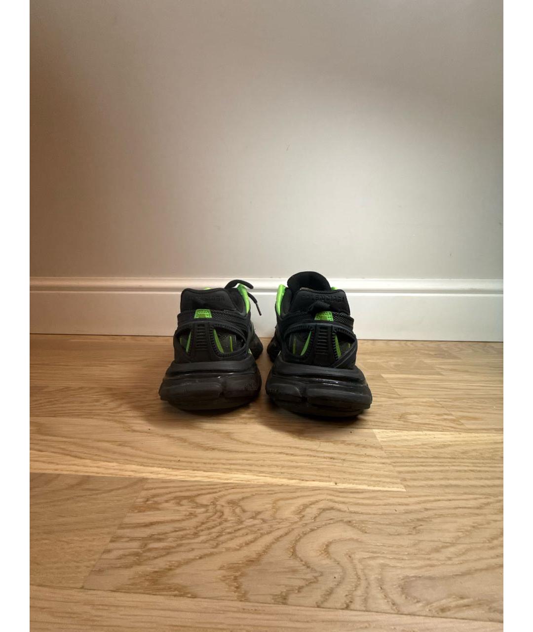 BALENCIAGA Черные текстильные кроссовки, фото 4