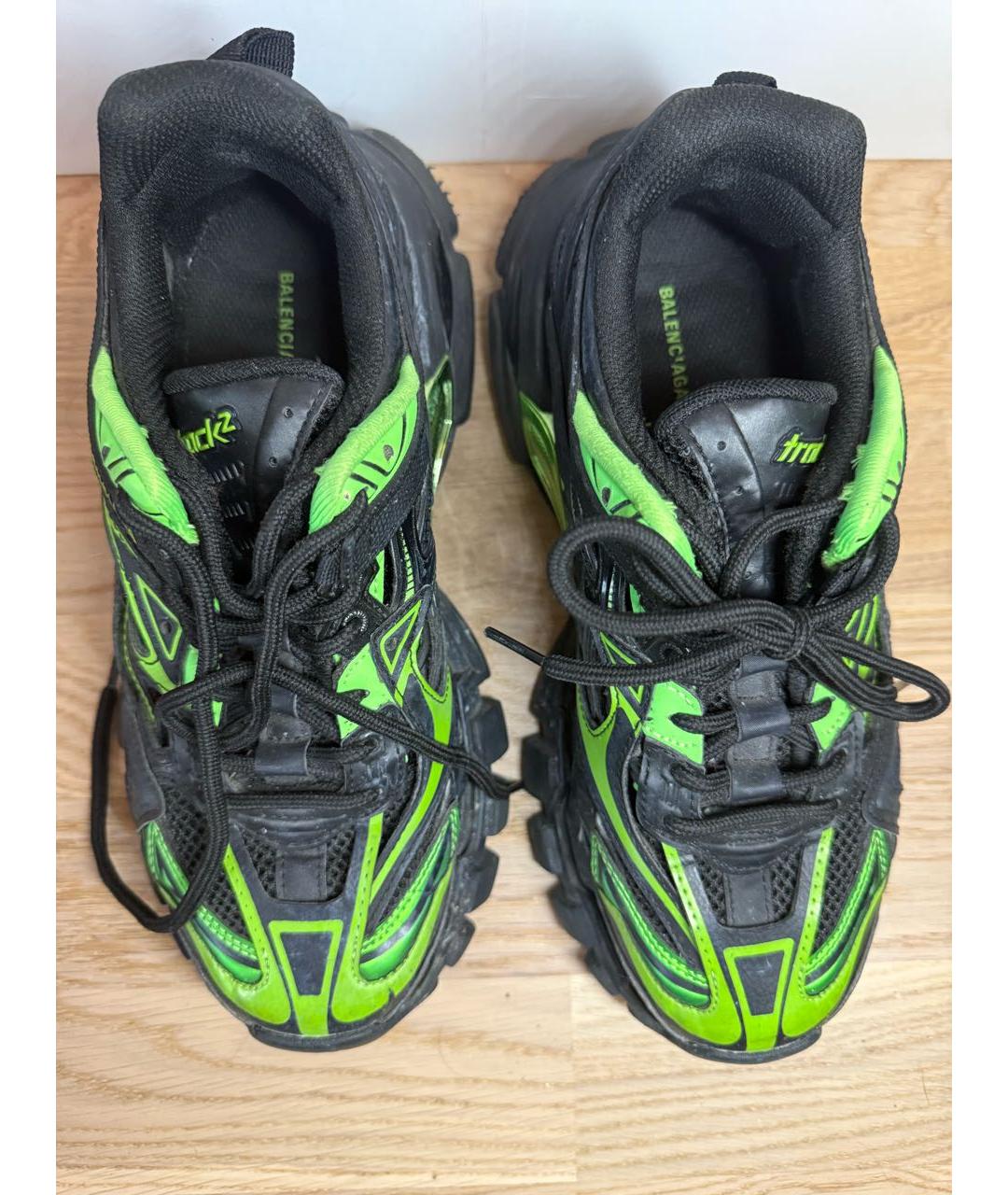 BALENCIAGA Черные текстильные кроссовки, фото 3