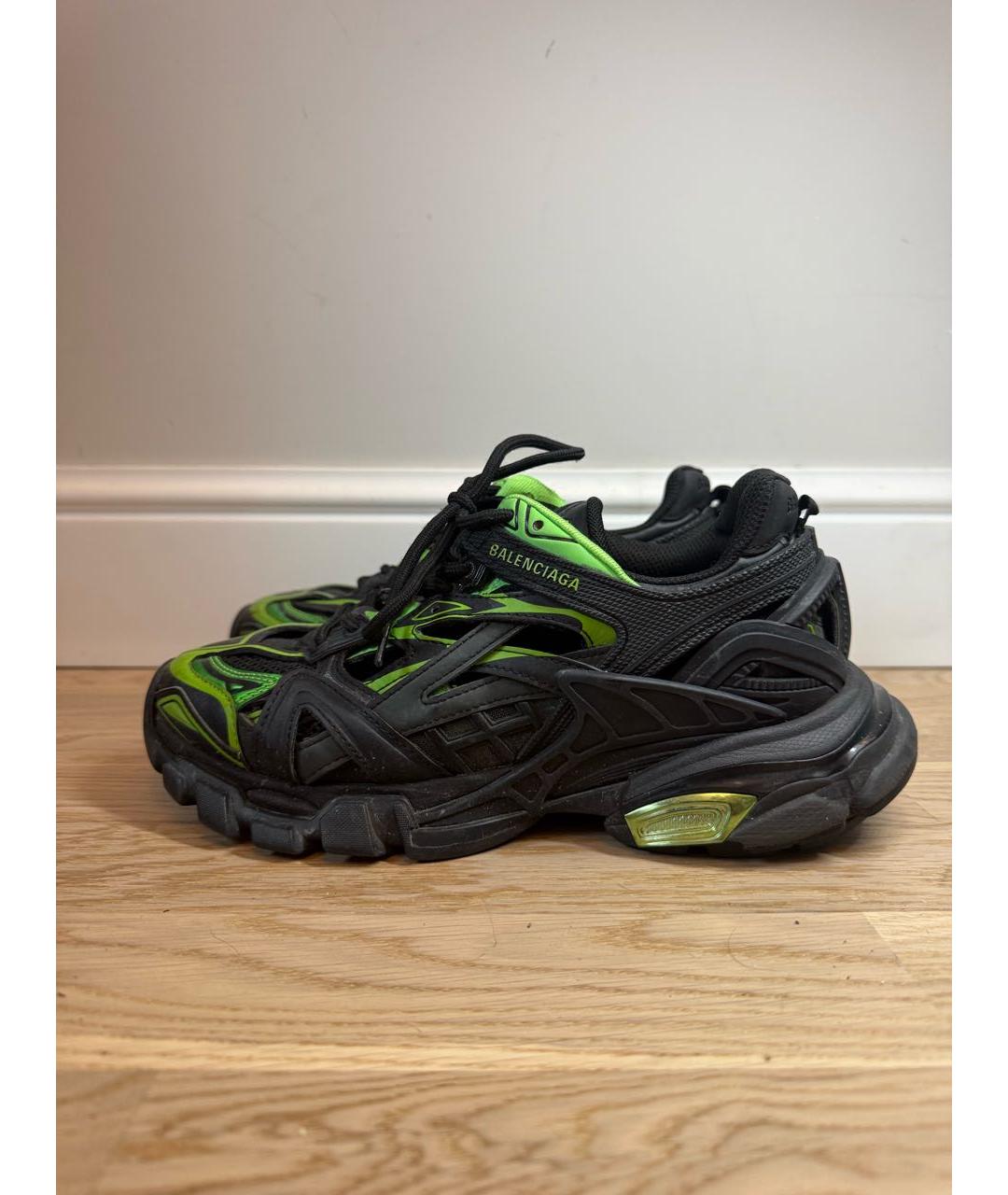 BALENCIAGA Черные текстильные кроссовки, фото 5
