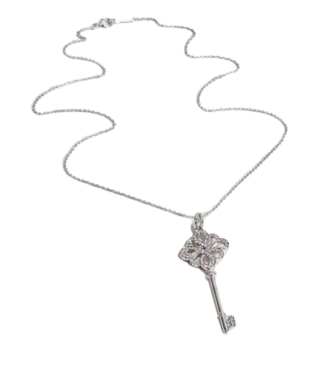 TIFFANY&CO Серебряное колье из белого золота, фото 1