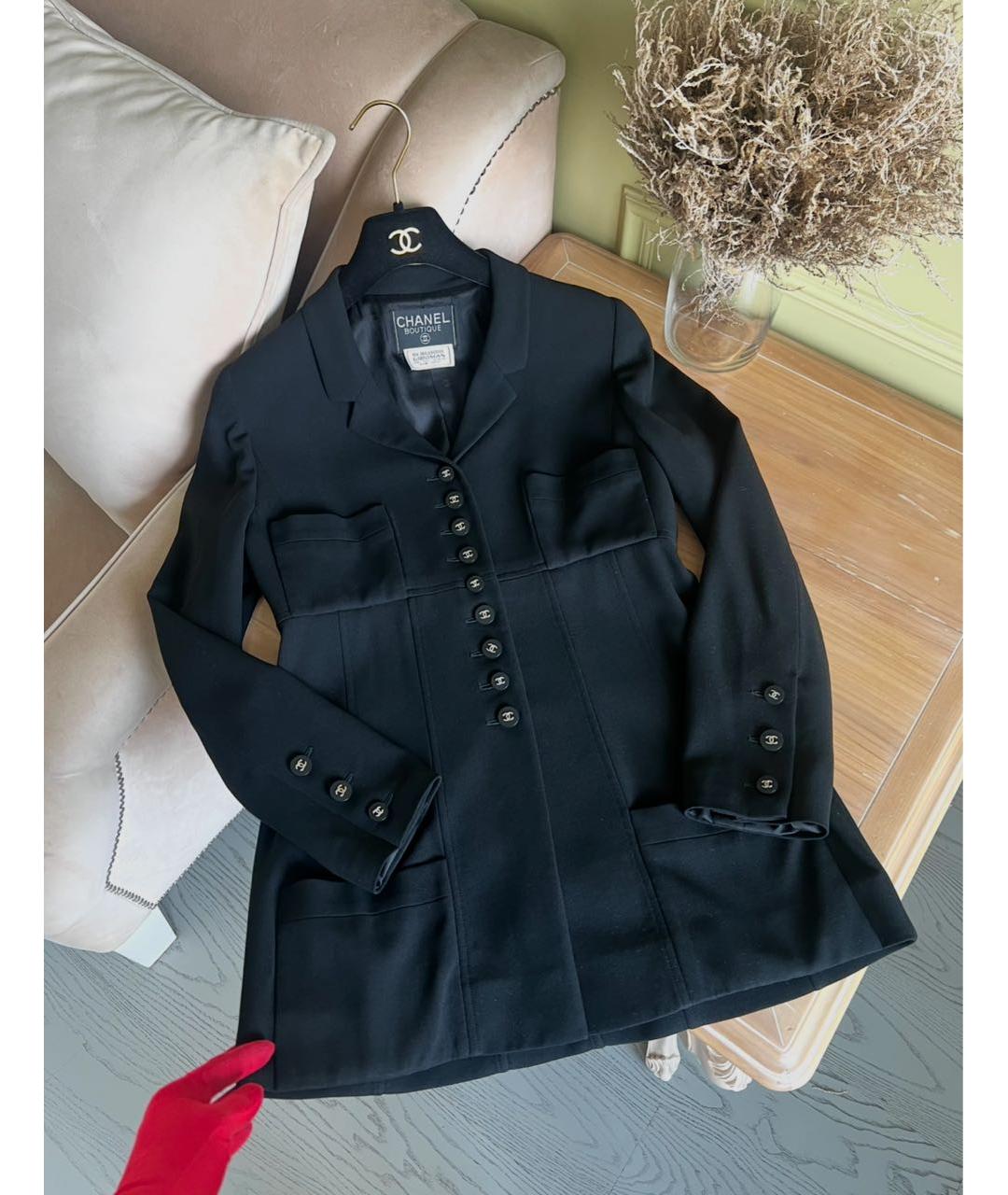 CHANEL Черный жакет/пиджак, фото 3
