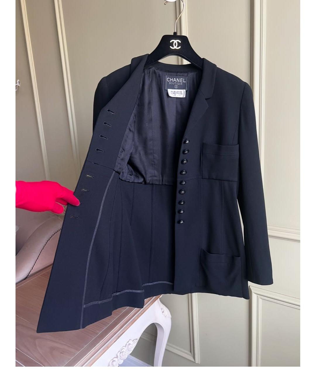 CHANEL Черный жакет/пиджак, фото 5