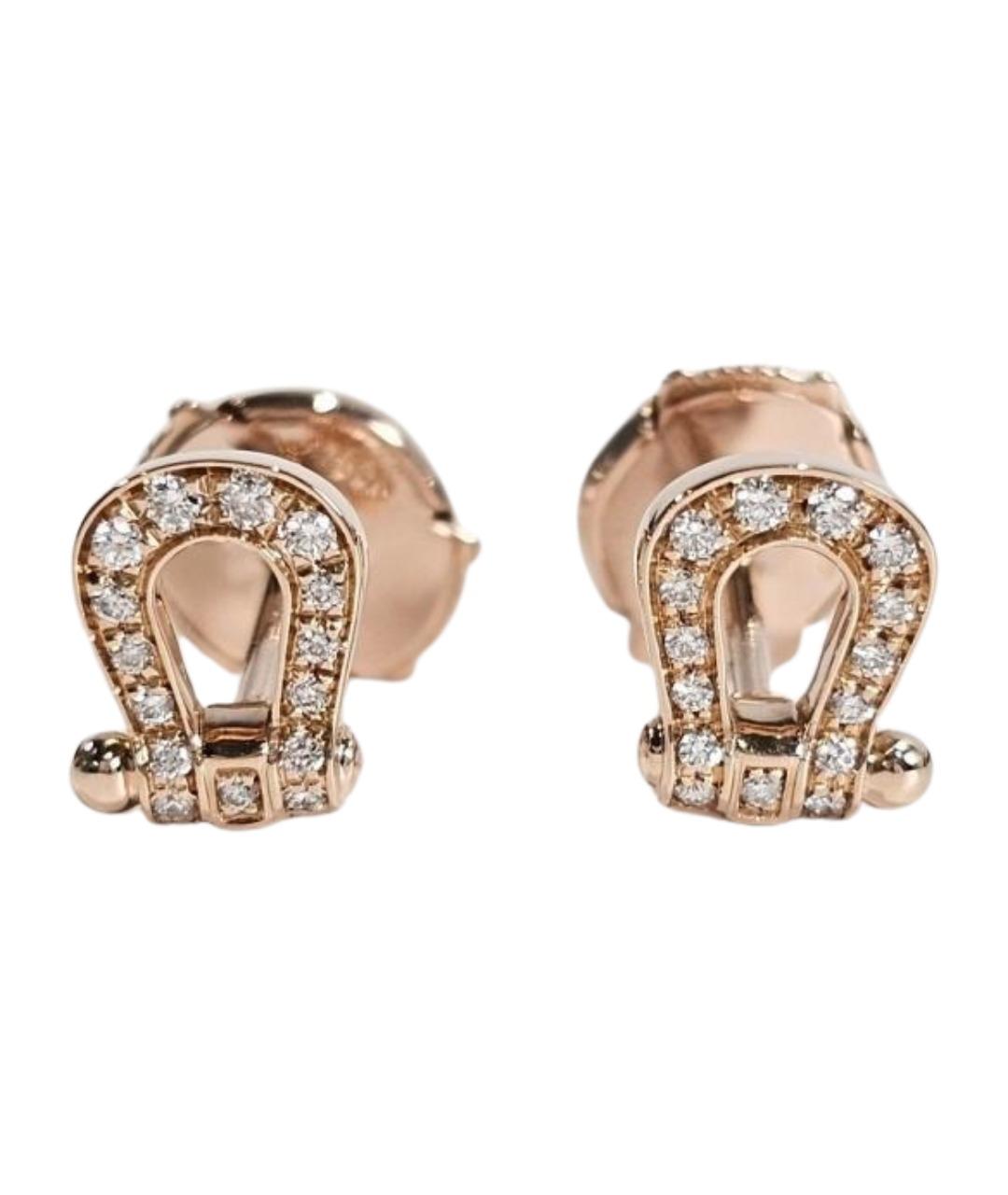 FRED Золотые серьги из розового золота, фото 1