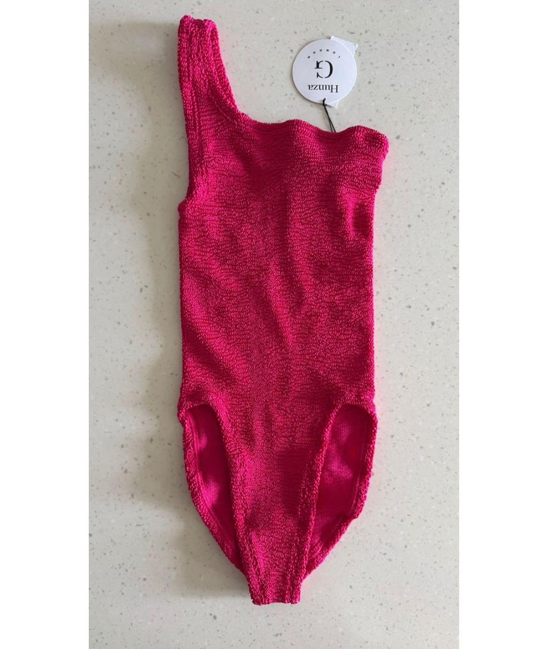 HUNZA G Красный купальник, фото 2