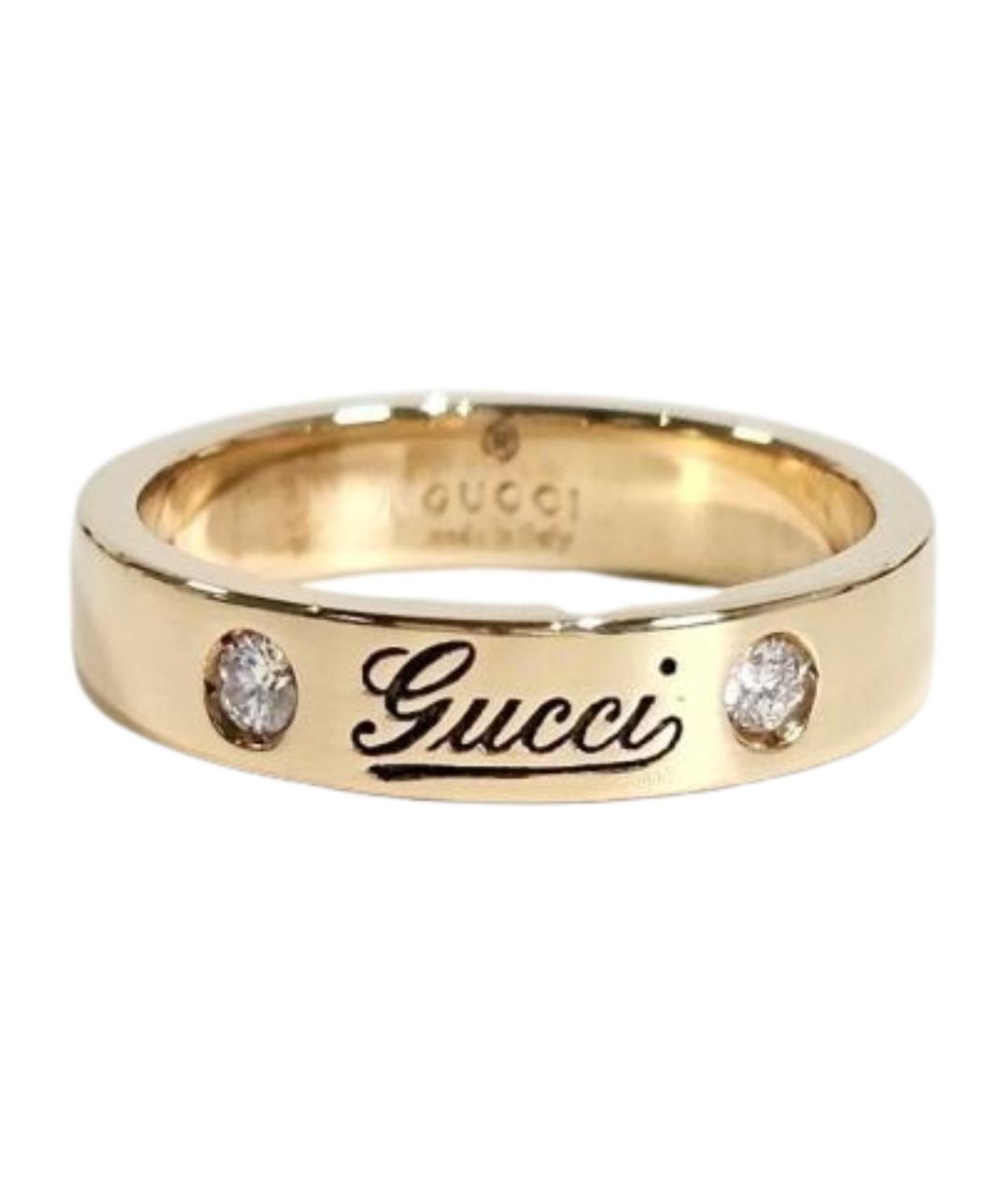 GUCCI Золотое кольцо из желтого золота, фото 1