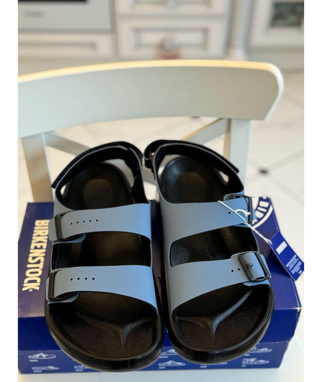 BIRKENSTOCK Голубые сандалии, фото 3
