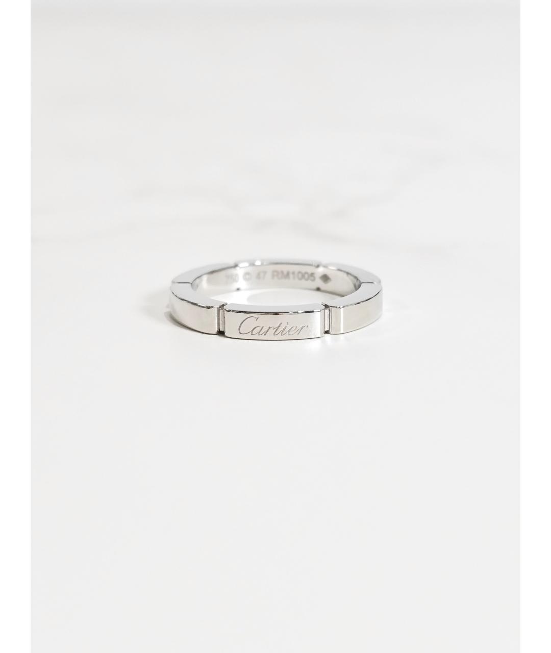 CARTIER Серебряное кольцо из белого золота, фото 3