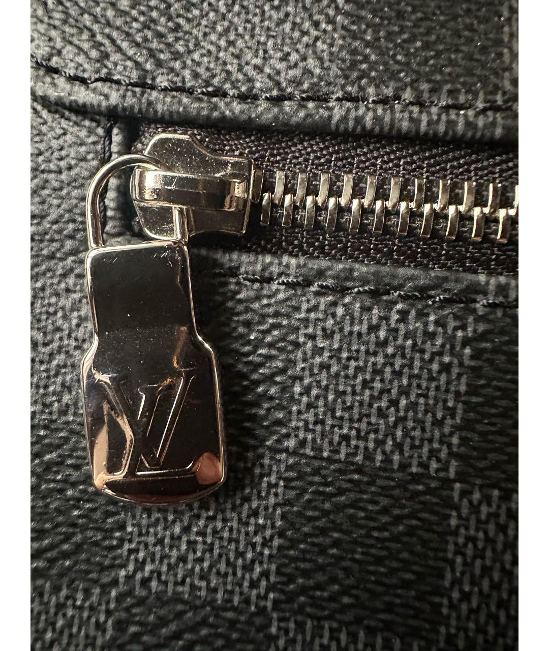 LOUIS VUITTON Черная сумка на плечо, фото 7