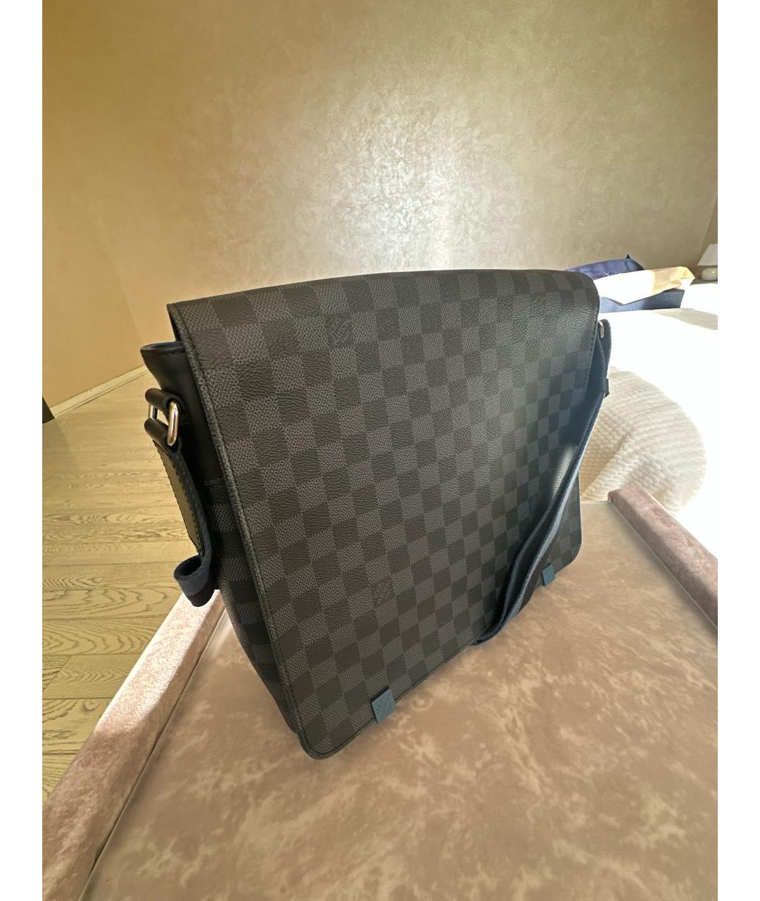 LOUIS VUITTON Черная сумка на плечо, фото 2