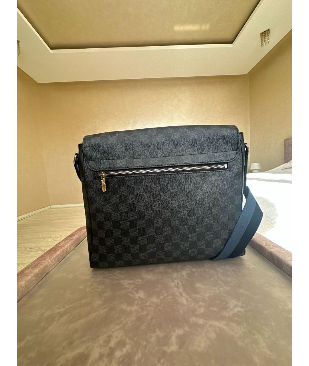 LOUIS VUITTON Черная сумка на плечо, фото 3