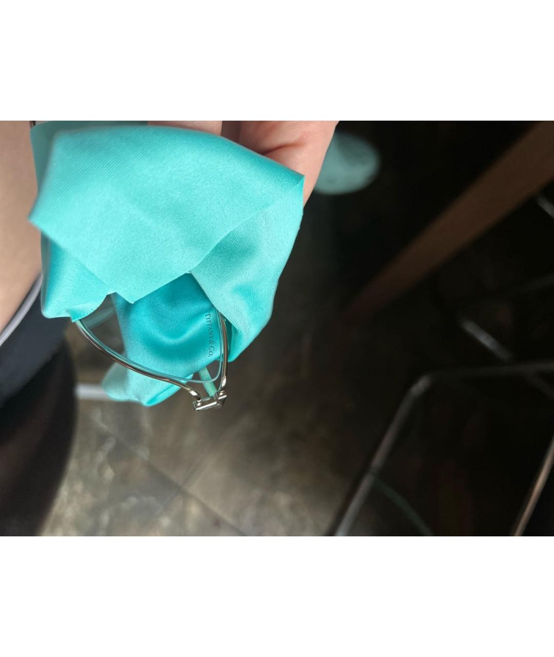 TIFFANY&CO Серебряные металлические солнцезащитные очки, фото 4