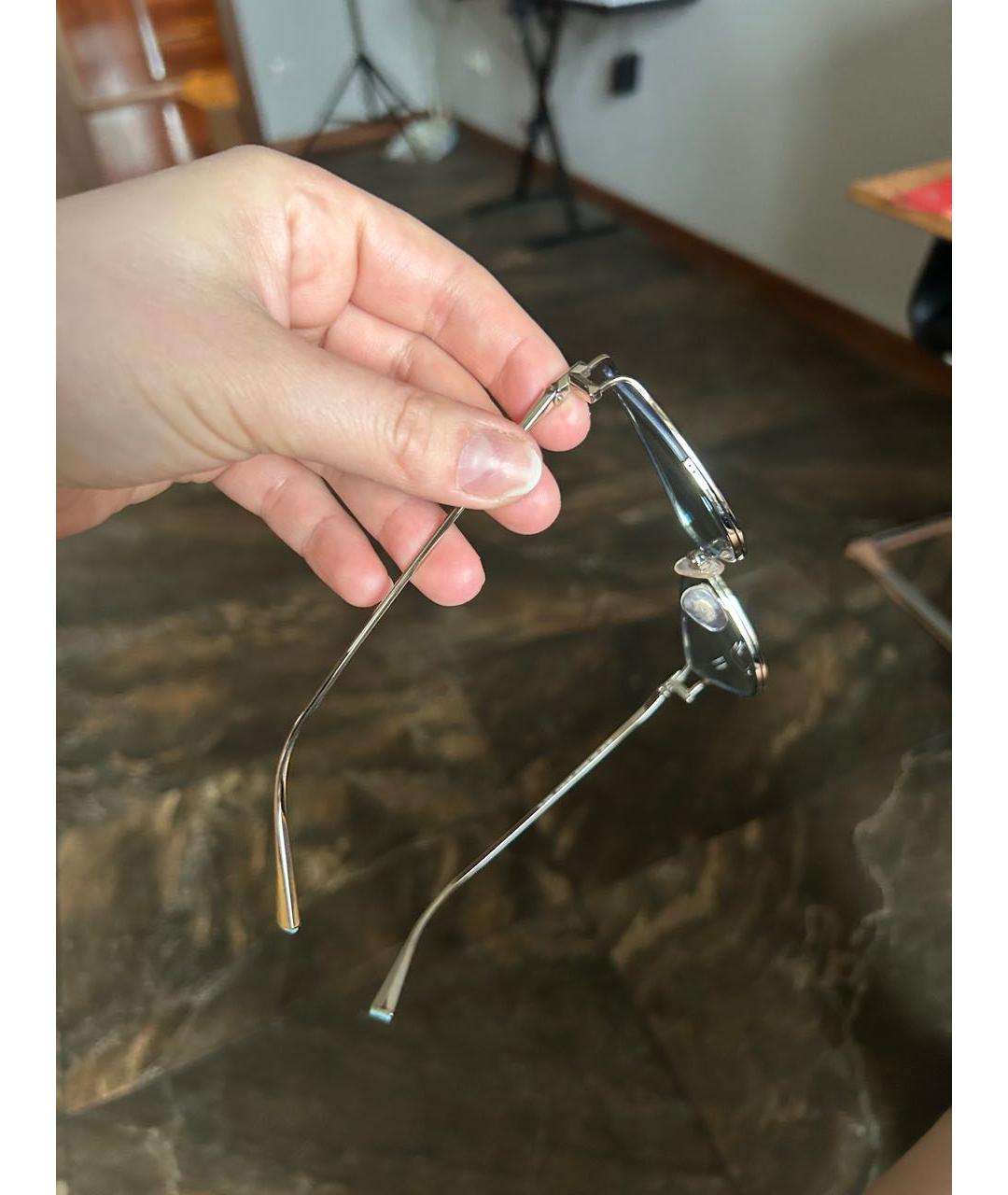 TIFFANY&CO Серебряные металлические солнцезащитные очки, фото 3