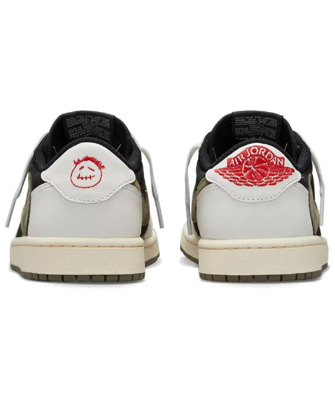 JORDAN Зеленые кожаные кроссовки, фото 3