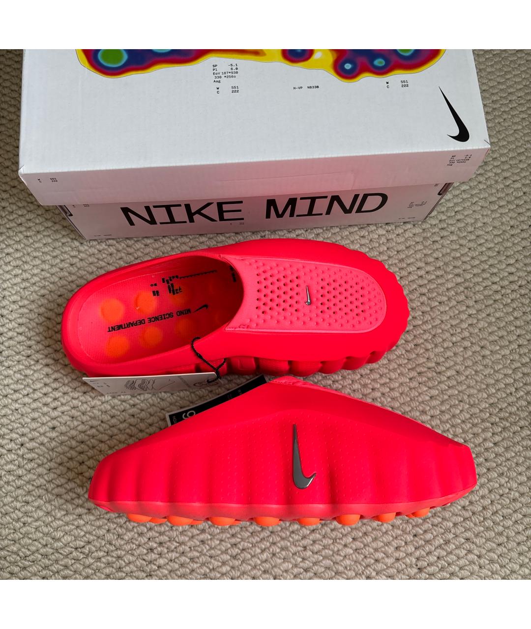 NIKE Оранжевое сабо, фото 7