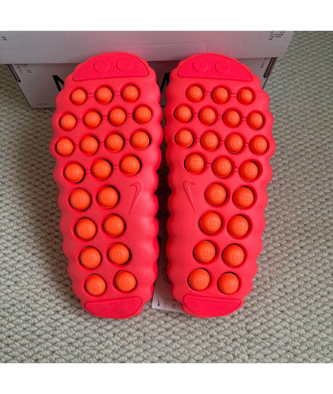 NIKE Оранжевое сабо, фото 3