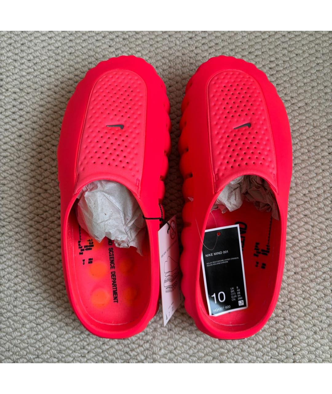 NIKE Оранжевое слипоны, фото 3