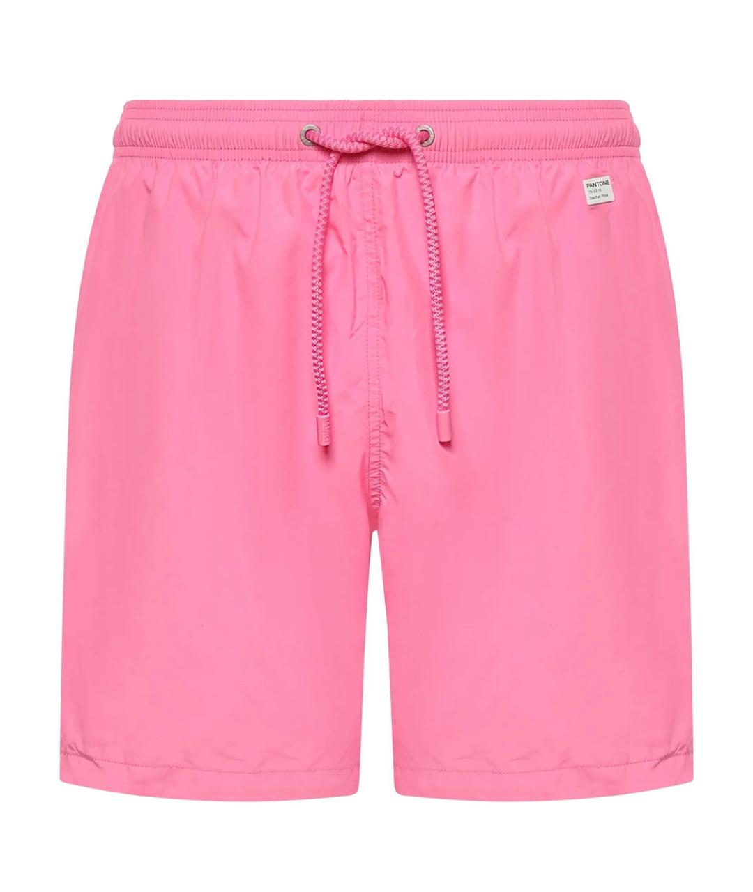 MC2 SAINT BARTH Розовые полиэстеровые шорты, фото 1