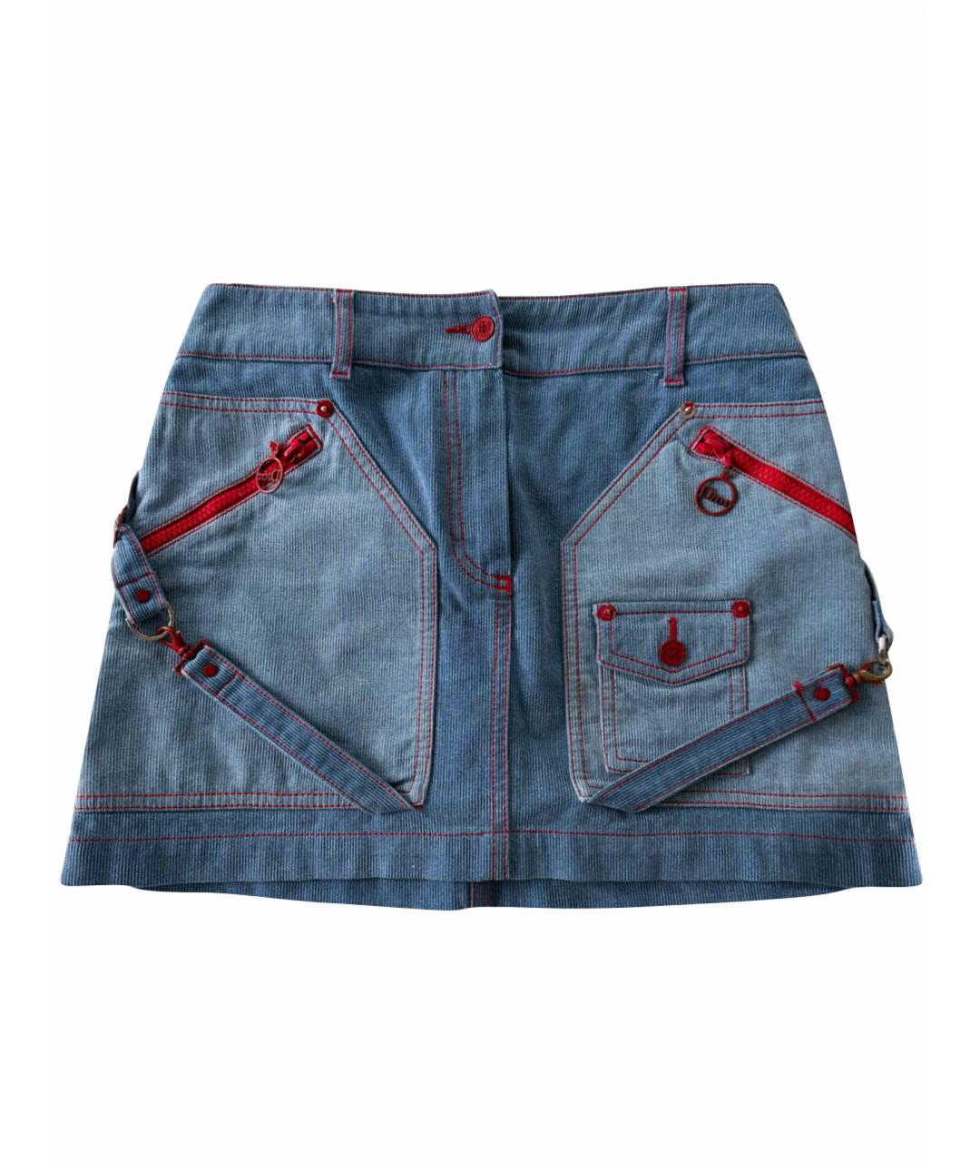 CHRISTIAN DIOR Синие деним шорты, фото 1