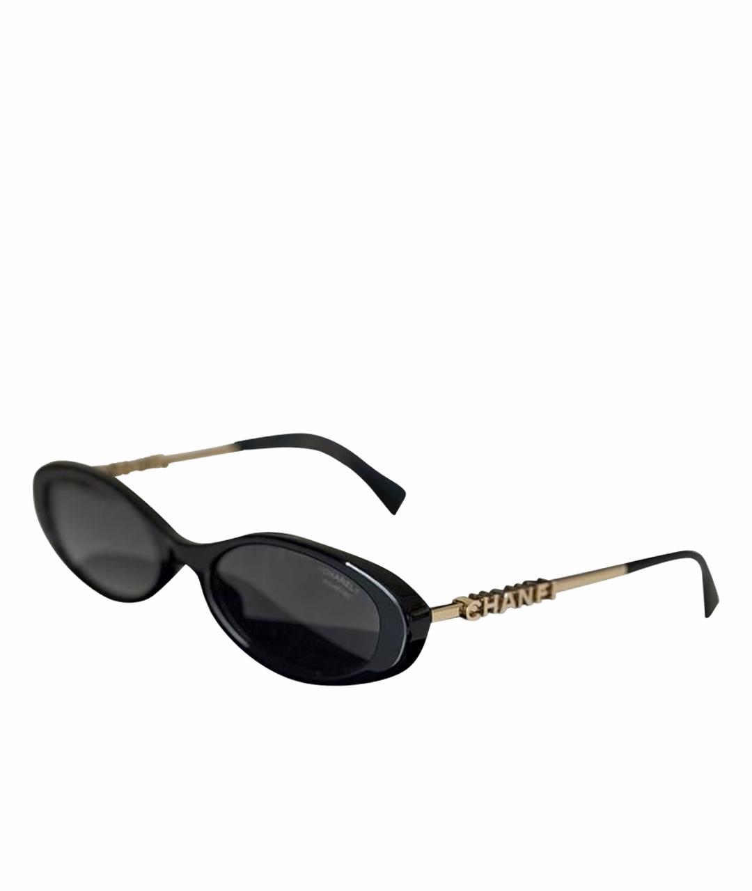 CHANEL Черные солнцезащитные очки, фото 1