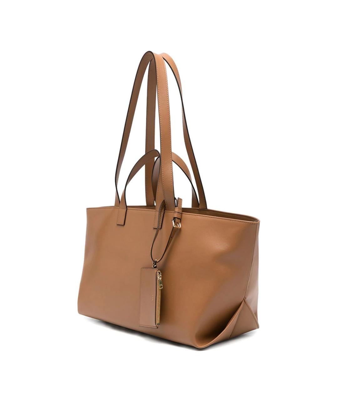 A.P.C. Коричневая кожаная сумка тоут, фото 4