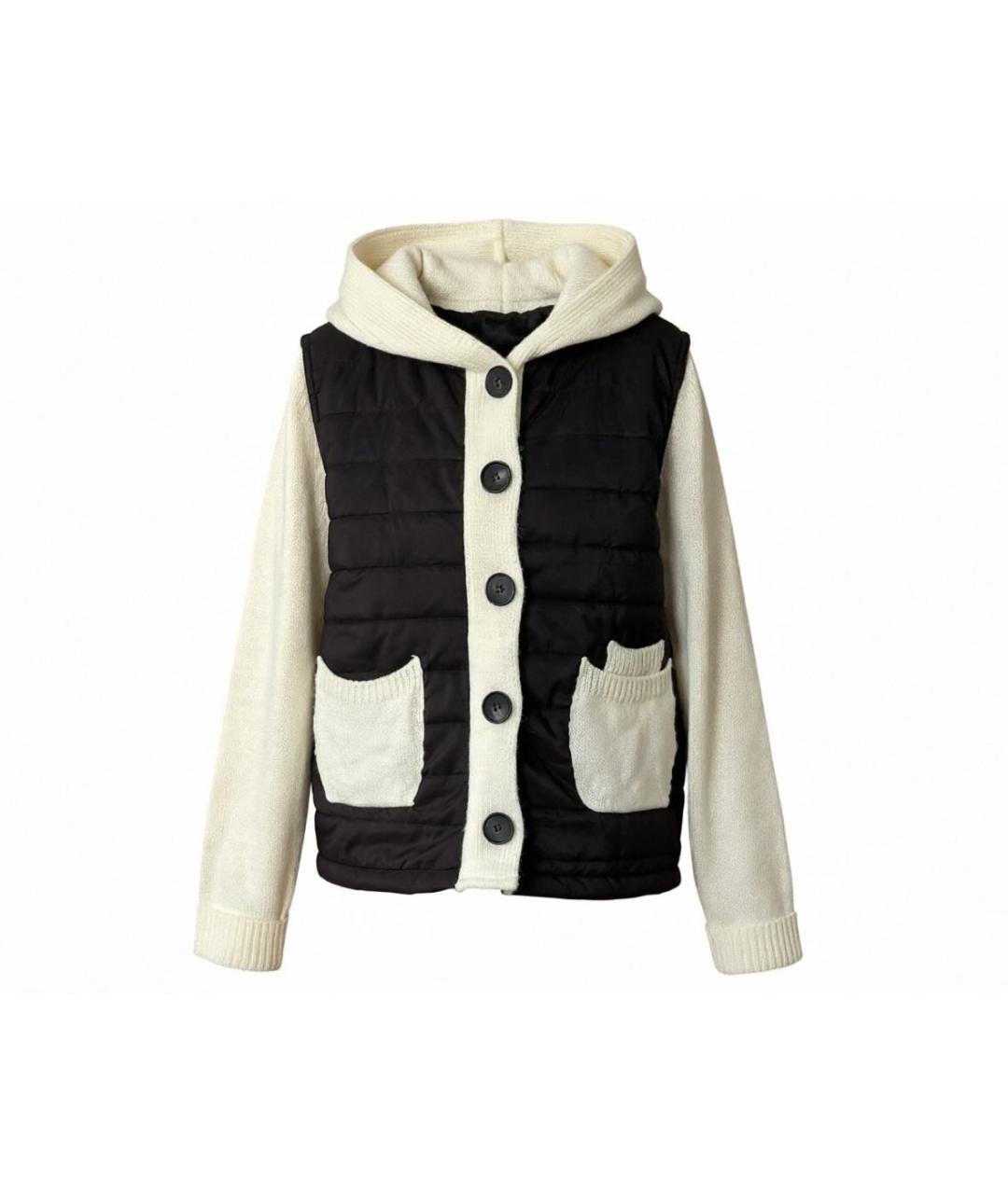 TWIN-SET Черный хлопковый кардиган, фото 9