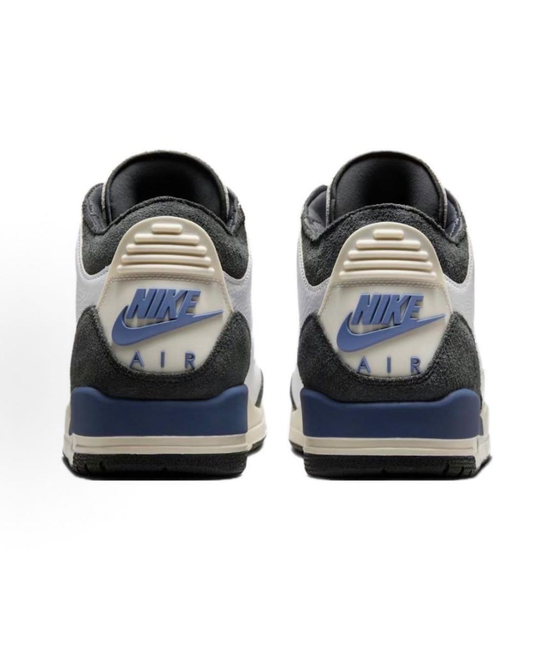 JORDAN Белые кожаные кроссовки, фото 4