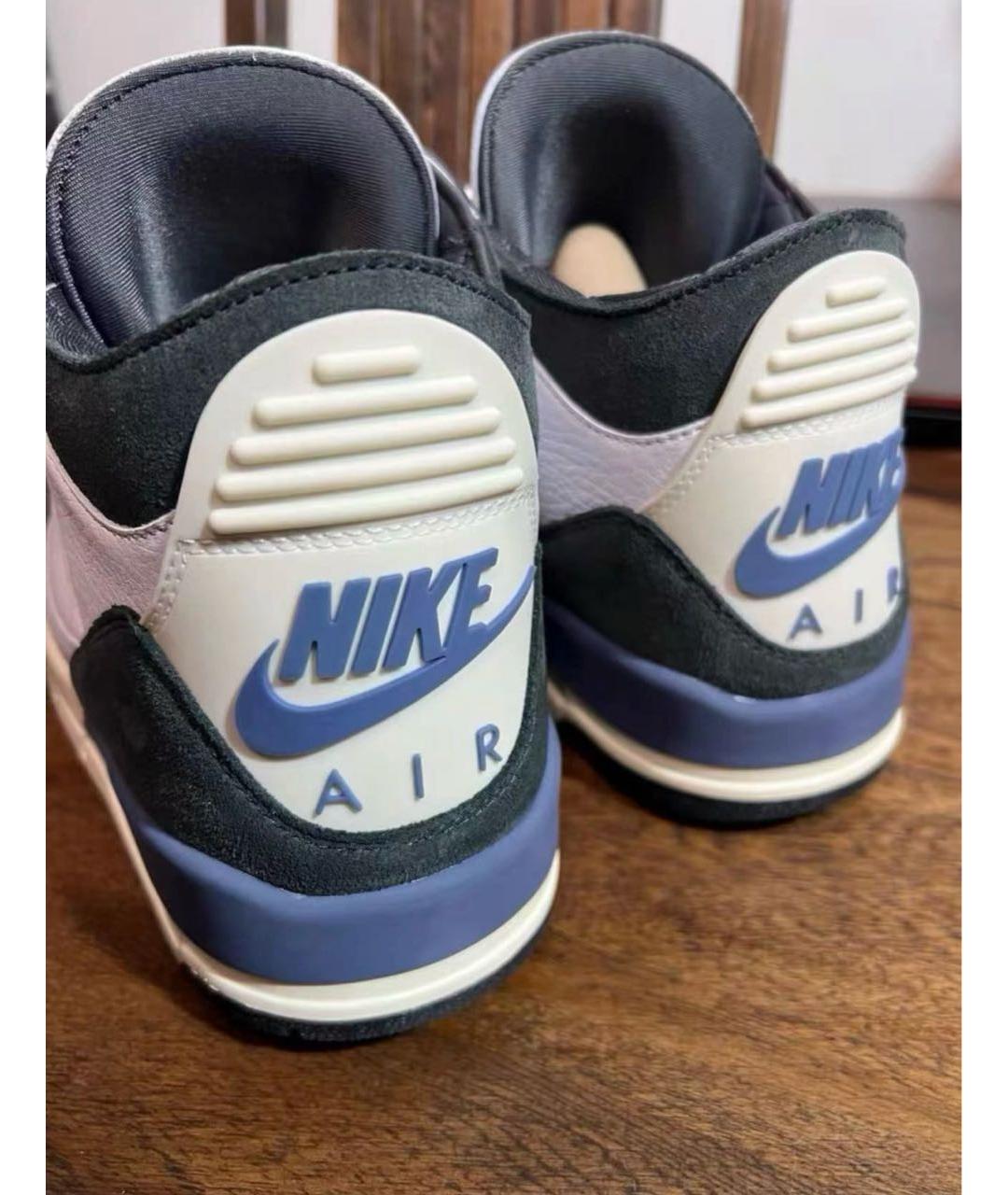 JORDAN Белые кожаные кроссовки, фото 8