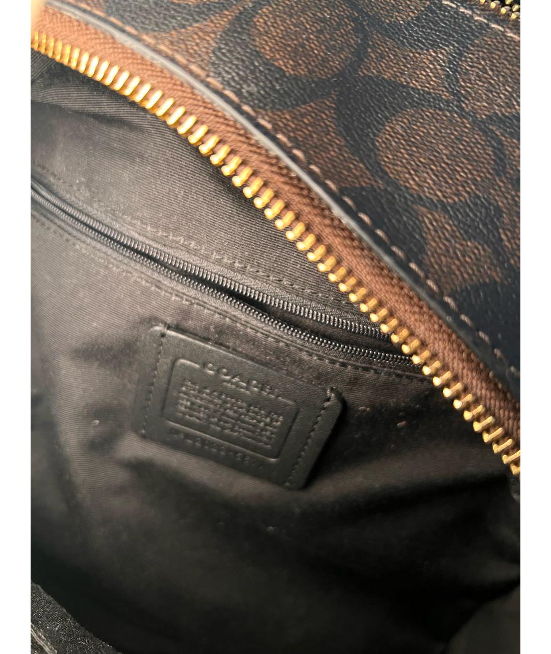 COACH Коричневый рюкзак, фото 4