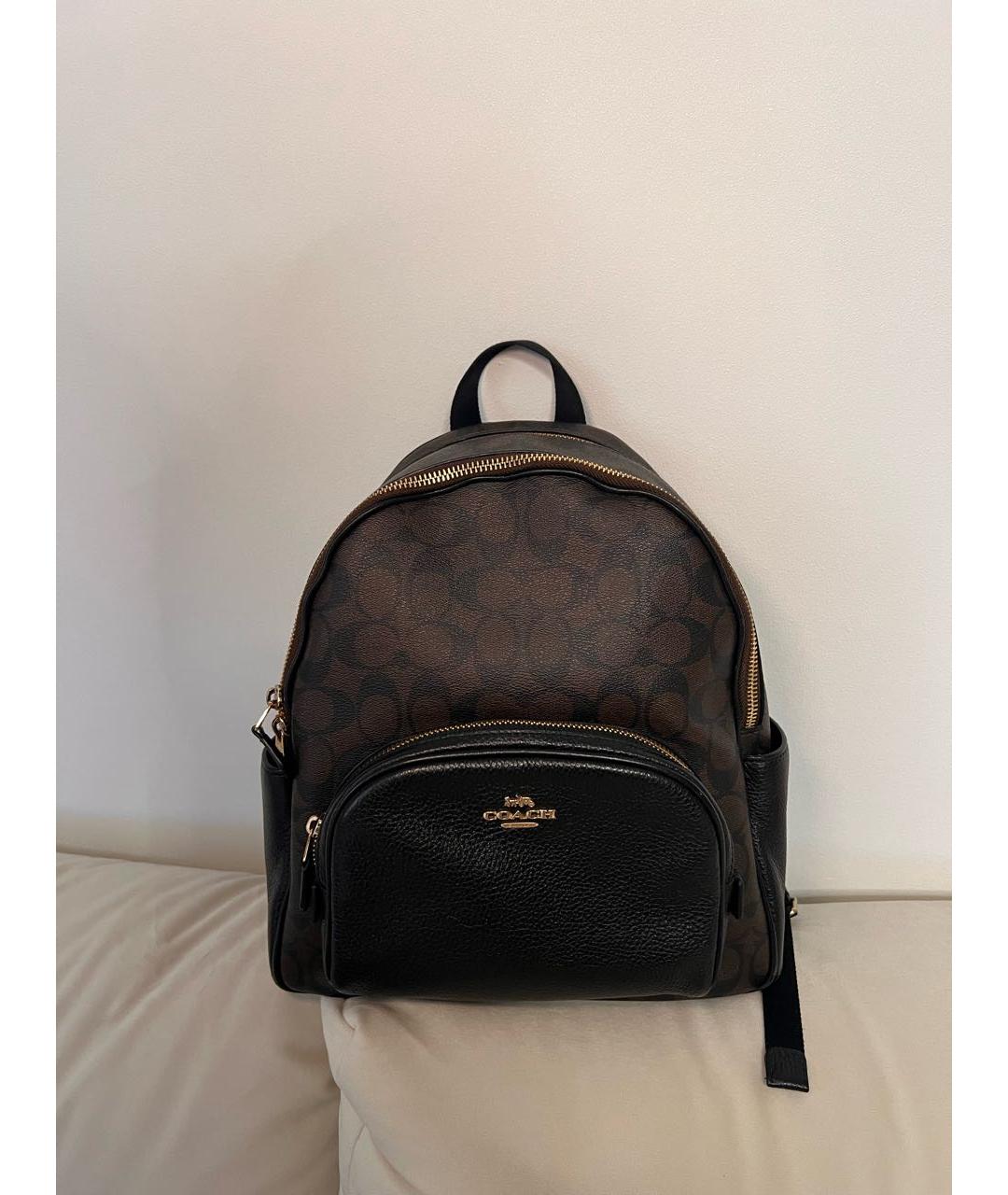 COACH Коричневый рюкзак, фото 9