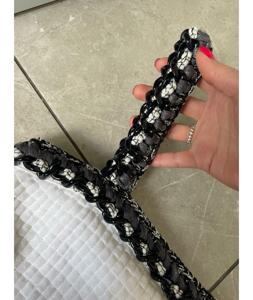 CHANEL Белое вискозное коктейльное платье, фото 3